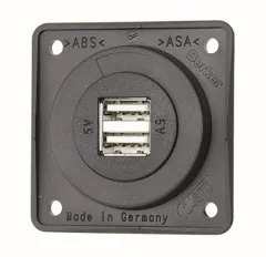 Integro FLOW USB-Steckdose 2x 12V anthrazit matt