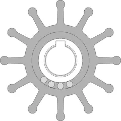 Johnson Impeller Ersatzteilkit MC97EPDM 654mm