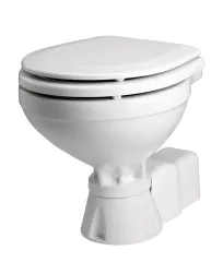 Johnson Pump Aquat Silent-Electric Toilette, 12v/13a, Kompakte Schüssel