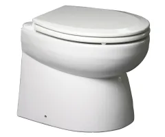 Johnson Pump Aquat Silent Premium-Electric Toilette, Niedriges, Gerades Modell, 24v/10a, 385x365x455mm