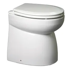 Johnson Pump Aquat Silent Premium-Electric Toilette, Standard Modell, Gerade, 12v/16a, 455x365x455mm