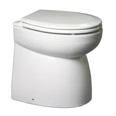 Johnson Pump Aquat Silent Premium-Electric Toilette, Standard Modell, Gerade, 12v/16a, 455x365x455mm
