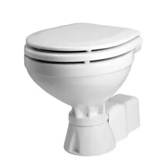 Johnson Pump Aquat Silent-Electric Toilette, 24v/7a, Kompakte Schüssel