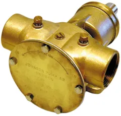 Johnson Pump Bronze Impellerpumpe F8b-8, 279l/Min, 1-1/2-Innengewinde, Fuß-/Riemenscheibenantrieb