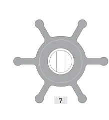Johnson Pump Impeller 810b-9