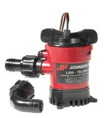 Johnson Pump L-Serie Bilgepumpe (Cartridge Typ) L750, 12v/3a, 73l/Min, Föderhöhe Max. 2,6m