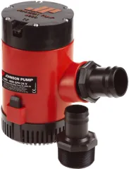 Johnson Pump L-Serie Bilgepumpe L4000, 24v/7,5a, 252l/Min, Schlauchanschluss 1-1/2 & 2