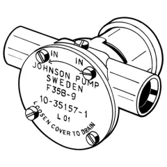 Johnson Pump Selbstansaugende Bronzene Kühlwasser-Impellerpumpe F35b-9 (Volvo, Bmw, Farymann)