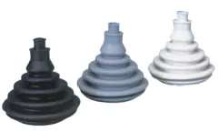 Kabeldurchführung/Balge Ohne Montagering, Bohrloch Ø70mm, H=109mm, Schwarz