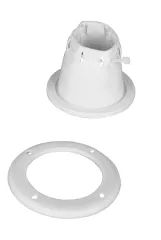 Kabeldurchführung Weiß Verstellbar Mit Ring, 85x105mm