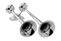 Kahlenberg Horn (Doppel) Typ K-380 (chrom, Messing und gegossene Bronze, 315, 210, 128)