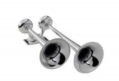 Kahlenberg Horn Typ D-0A - doppelt (chrom, Messing und gegossene Bronze, 576, 294, 185)