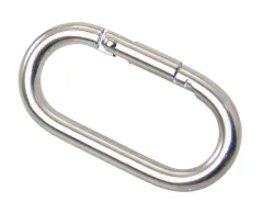 Karabinerhaken AISI316 O-Form 50mm VP=10St.