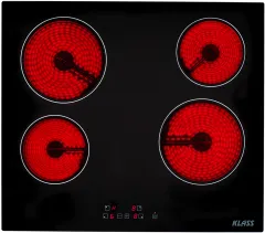 KLASS Ceran-Herd (Glas, 590 x 520 mm, 550 x 470 x 50 mm)