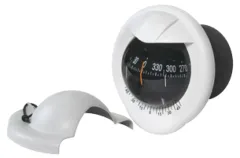 Kompass Modell Pegasus, Schotkompass, 12v, Rose Ø100mm/5°, Mit Krängungsmesser