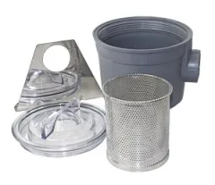 Kühlwasserfil.univ.170mmØ Schlauch 1 1/2 SS-Halt.