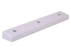 º Kunstoffhalter für Alu-Boden grau