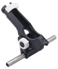 Kunststoff Angelrutenhalter für Relingsmontage (Ø25mm), Max. Ø42mm