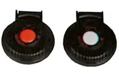 Kunststoff Fußschalter Down, Rot