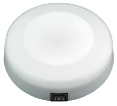 Kunststoff Led-Deckenleuchte, Aufbau, 12v/1w, Led 5ø, H40mm, Warm White