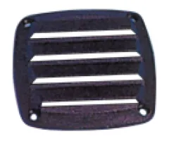 Kunststoff Lüftungsgitter, 85x85mm, Schwarz