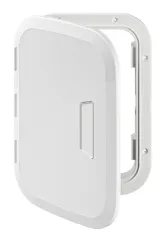 Kunststoff-Luke, 290x190mm, 180°, Weiß