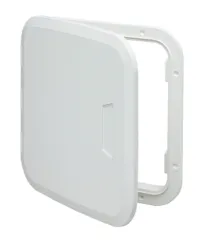 Kunststoff-Luke, 290x290mm, 180°, Weiß