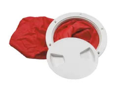 Kunststoff-Luke (Wasserdicht) Mit Beutel, Ø210x160mm, Ausschnittsmaß Ø170mm, Weiß