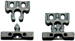 Kunststoff Türklemme, Weiß