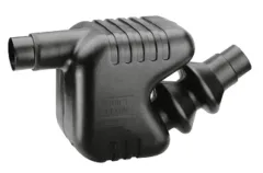 Kunststoff Wassersammler/Schalldämpfer, Schlauchanschluß Ø75/90mm, Inhalt 33l, Kapazität 150ps