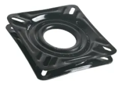 Lackierte Stählerne Drehscheibe Ohne Lock, Schwarz