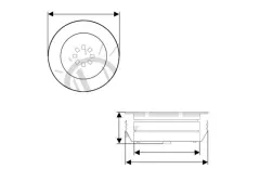 LED-Einbauleuchte für Outdooranwendungen