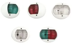Led-Positionslaterne, 8-30v, Led 1w, 225°, 3nm, Weißes Gehäuse, Klare Linse