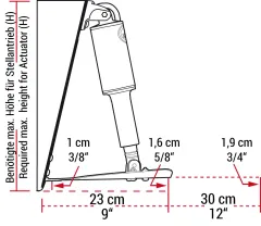 LENCO Standard Trimmklappen Set 9x12