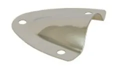 Lenzerabdeckung Edelstahl 57x54mm