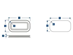 Lewmar Edelstahl Bullauge 296 Trim chrom