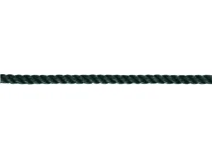 Liros Lirolen, PP-Multifil 3-schäftig gedreht 6mm schwarz