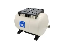 Loser Druckbehälter weiß + Montageplatte