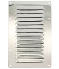 Lüftungsblech 232 x 127 mm hoch ( mit Netz )