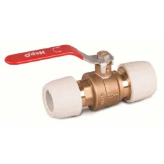 Messing-Kugelhahn heißes / kaltes Wasser (22 mm)