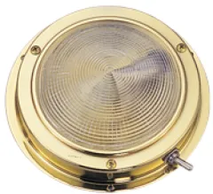 Messing Led-Deckenleuchte, Aufbau, 12v/1,7w, Led 20x5ø, H39mm, Cool White