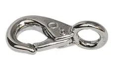 Messing-Schnapphaken vernickelt 55mm