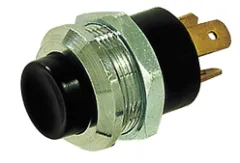 Messing-Verchromter Druck (Kontakt) Schalter, 20a, Bohrloch Ø21mm