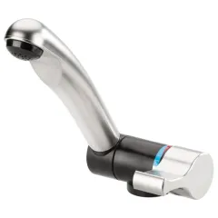 Mono-Mix Style 2005 (matt chrom/anthrazit, 180 g, 4A, 3 bar, Schlauchdurchführung, 40 mm, 27 mm)