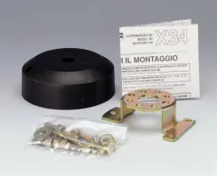 Montageplatte 90° CHROME f. System T71/T72/T91etc.