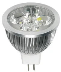 Mr16 Led-Ersatzlampe, 4x1w, 12v (Vergleichbar Mit 10-15w Glühbirne), Warm White, Dimmbar