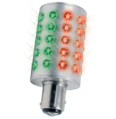 Navigation LED-Lampe (10-30V, grün/rot, Bay15D)
