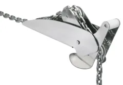 Niro Ankerbugrolle, A=600mm, B=90mm, C=100mm (Kippbar, Bis 30kg)