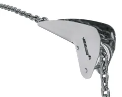 Niro Ankerbugrolle, L=540mm, B=90, H=252mm (Festes Modell Mit Beweglicher Rolle, Bis 25kg)