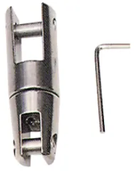 Niro Ankerketteverbindungsglied, A=151mm, B=26mm, C=17mm, D=53mm, E=42mm (Wirbelnd Modell, Bis 1700kg)